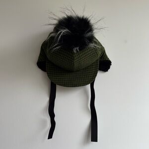 George Hats Green Check Winter Hat
